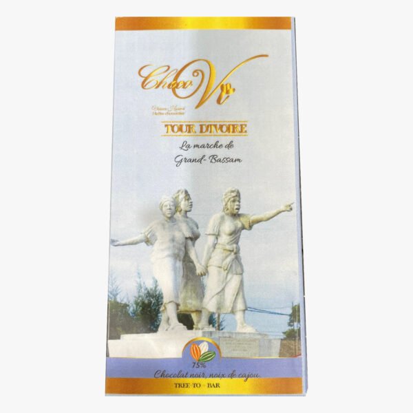 CHOCOVI CHOCOLAT TABLETTE 100G A LA NOIX DE CAJOU