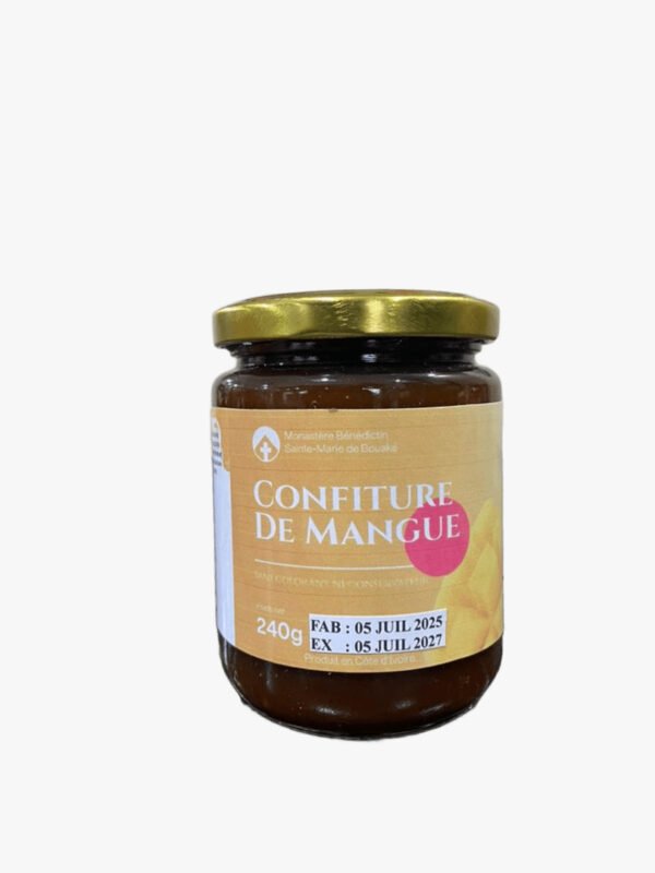 CONFITURE DE MANGUE LE MONASTERE DE BOUAKE