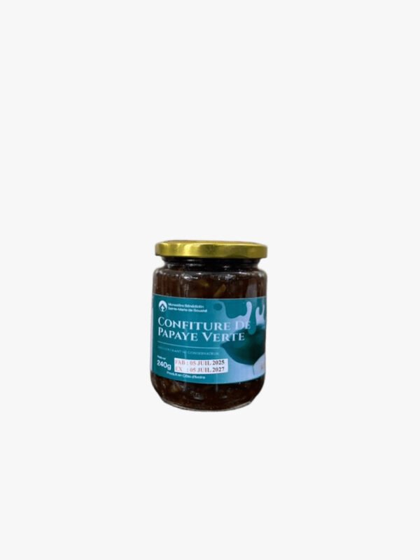 CONFITURE DE PAPAYE VERTE LE MONASTERE DE BOUAKE