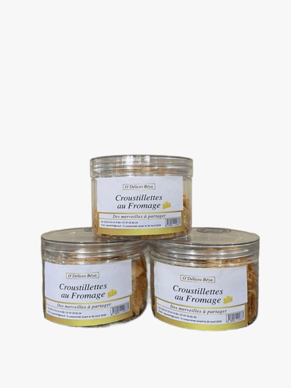 CROUSTILLETTES AU FROMAGE DELICES DE BEYA