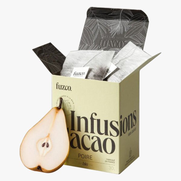FUZCO BOITE INFUSION CACAO POIRE